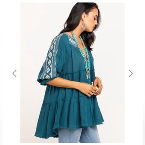 NWT Free People Dream Weaver Embroidered Tunic-XSmall